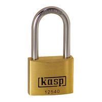 Kasp K12540L40A1 Premium Brass Padlock - 40x40mm - Long Shackle - ...
