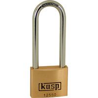 kasp k12550l80a5 premium brass padlock 50x80mm long shackle 