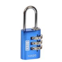 Kasp 20mm Blue Aluminium Combination Padlock