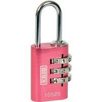 Kasp 20mm Pink Aluminium Combination Padlock