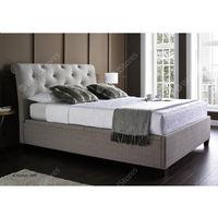 Kaydian Brunel Fabric Ottoman - Linen - Double