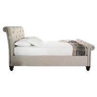 Kaydian Belford Upholstered Bedstead Kingsize Oatmeal