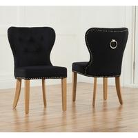 kalim solid oak dining chair