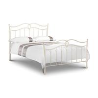 katrina stone white metal bed single double or king