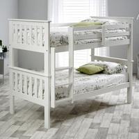 Katie Wooden Bunk Bed In White Pine