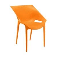 kartell dryes stuhl 5805 orange