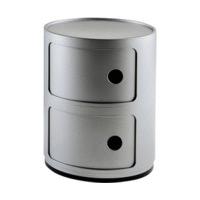 Kartell Componibili Cupboard Silver (4966SI)