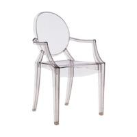 kartell louis ghost chair 4852 smoke grey