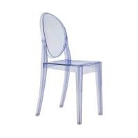 Kartell Victoria Ghost Chair transparent blue (4857)