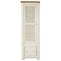 Kaveri Distressed Painted Wardrobe - 1 Door 1 Drawer