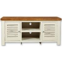 Kaveri Distressed Painted TV Cabinet - Plasma