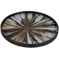 Kaleidoscope Large Round Glass Tray