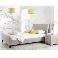 Kaydian Design Amble 4FT 6 Double Fabric Bedframe - Oatmeal