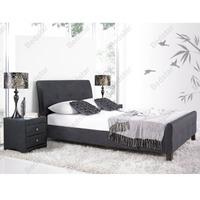 kaydian design amble 4ft 6 double fabric bedframe slate