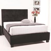 kaydian design walkworth 4ft 6 double static bedframe hendon black