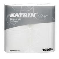 Katrin Plus Toilet 300 EasyFlush Toilet Tissue (White) 5 x Pack of 4 Rolls