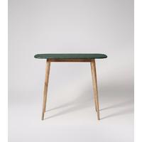 Kasper Console table in Green Marble & Mango Wood