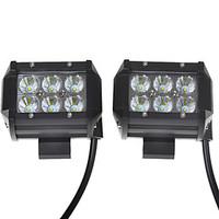 kawell 18w led for atvboatsuvtruckcaratvs light off road waterproof le ...