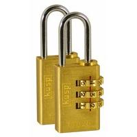 Kasp 110 Brass Combination Padlock - 20 Millimeters - Twin