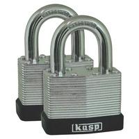 kasp 130 laminated steel padlock 40 millimeters twin