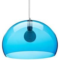 Kartell FL/Y 9030K1 Ceiling Pendant Light Transparent / Petrol Blue