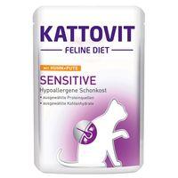 Kattovit Sensitive Pouches - Saver Pack: Chicken & Duck (12 x 85g)