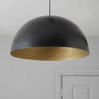 Kapsel Dome Black Pendant Ceiling Light