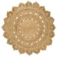 Kai Natural Jute Mandala Circle Rug C150