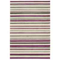 Kampala Purple Stripe Contemporary Rug