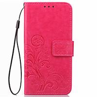 KARZEA Clover PatternTPU and PU Leather Case with Stand for Moto Z/X4/Moto Z Force/G4 Play/G4 Plus