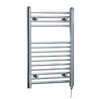 kartell electric straight thermostatic towel radiator w 800mm x h 500m ...