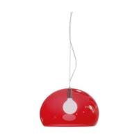 kartell fly pendant light red