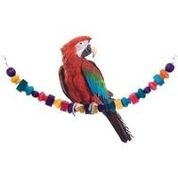 karlie birds world parrot play rope 85cm