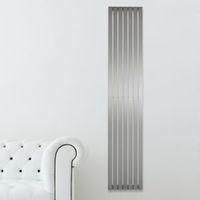 Kali Vertical Radiator Brushed (H)1800 mm (W)240 mm