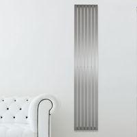 Kali Vertical Radiator Brushed (H)1800 mm (W)340 mm