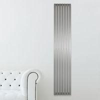 Kali Vertical Radiator Brushed (H)1500 mm (W)240 mm