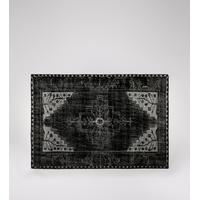 Kaya hand woven rug in Black