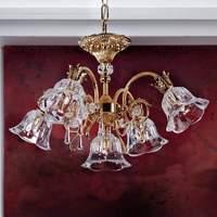 kaisa chandelier gold plated five bulbs