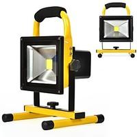 KAWELL 20W Spotlights Work Lights Waterproof Outdoor Camping Security Lights Built-in Rechargeable Lithium BatteriesDaylight White 6000K