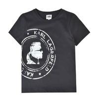 karl lagerfeld children boys stamp logo t shirt