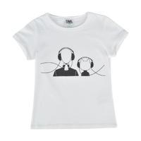 KARL LAGERFELD Children Girls Headphones T Shirt