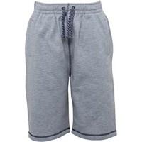 kangaroo poo boys fleece shorts grey marl