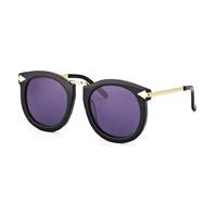 karen walker eyewear kw super lunar black with gold