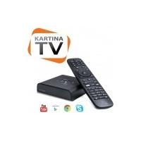 Kartina TV Russian IPTV Quattro HD Set Top Box and Subscription