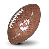 kansas city chiefs nfl team logo mini size rubber football