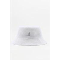 Kangol Bermuda White Bucket Hat, WHITE