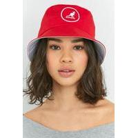 kangol bermuda bucket hat red