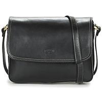 katana womens shoulder bag in black