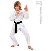 karate kid 140cm coat pants black belt