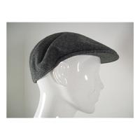 Kangol Grey Wool Flat Cap Size Small